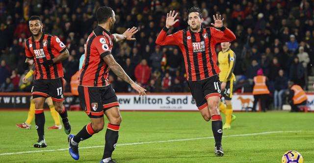  伯恩茅斯黑马狂奔逼平欧冠常客